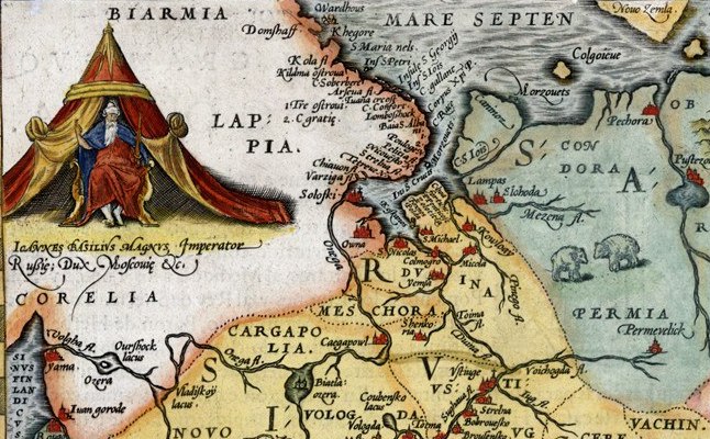 Карта дженкинсона 1562